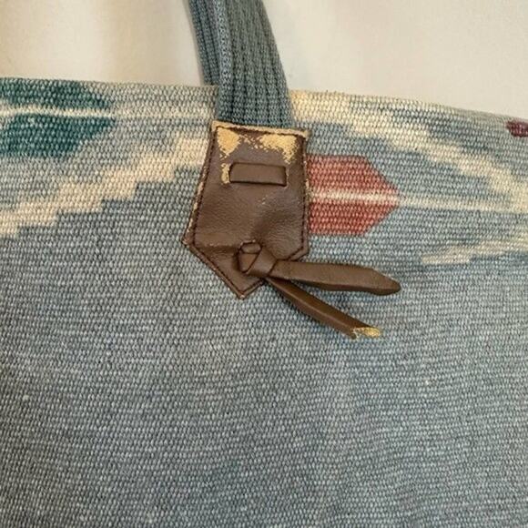 Vintage Bag Bazaar Canvas Western Bohemian Arrows - Picture 10 of 12